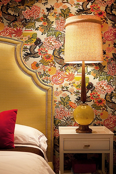 Professional wallpaper installation result with perfect seams